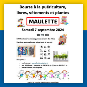 Bourse à la puériculture,